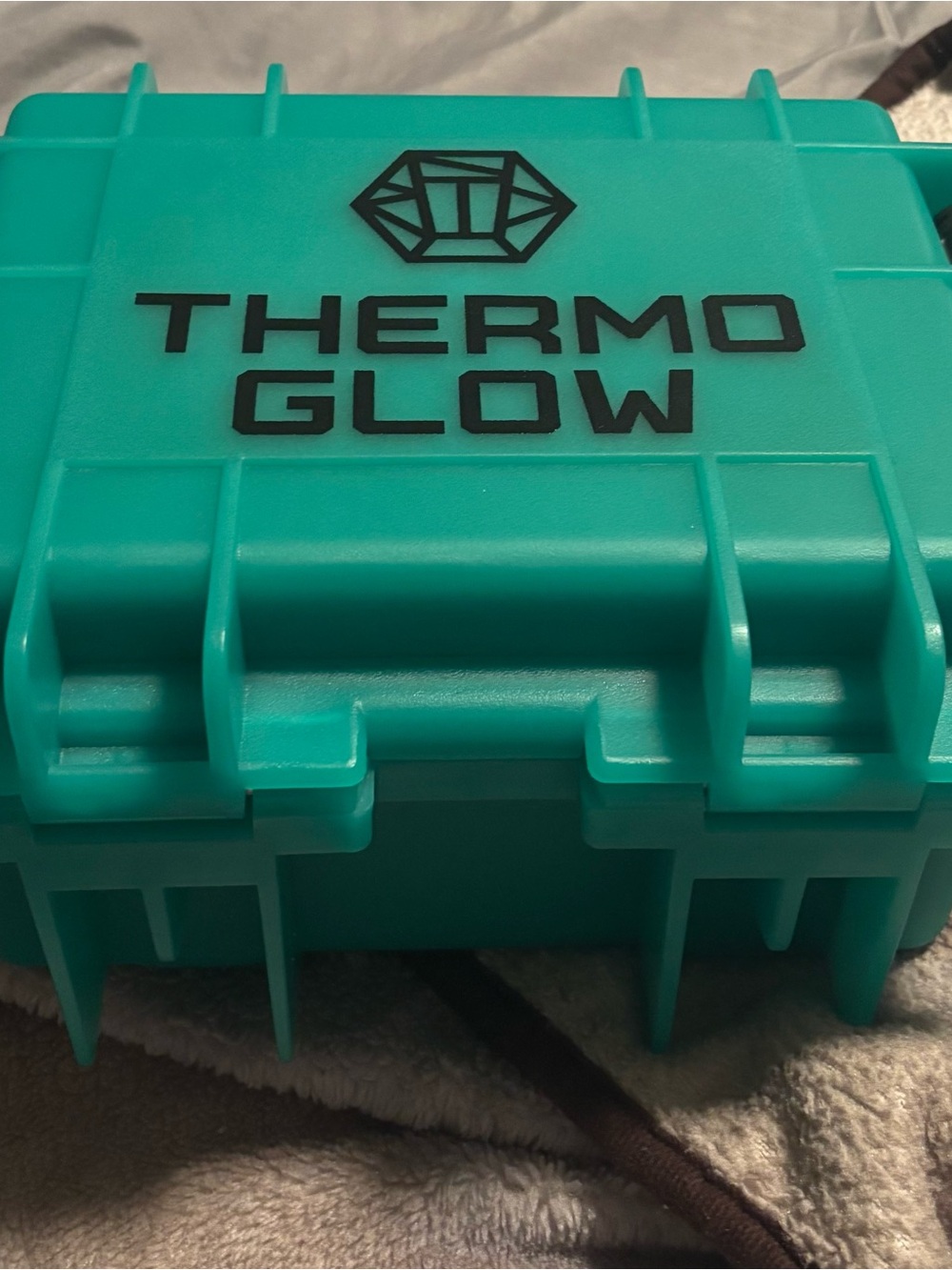 Invicta Thermo Glow 3-Slot Impact Watch Storage Case Green Aqua Collector Box
